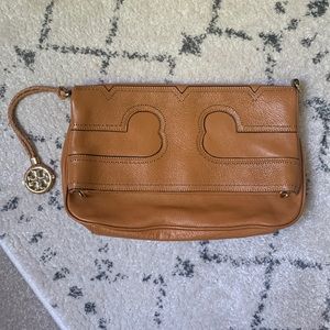 Tory Burch foldover leather bag